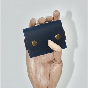 Cartera de cuero delgada, Cartera de cuero minimalista, Cartera de cuero, Cartera unisex, Cartera para tarjetas de crédito, Cartera para hombres, Cartera para mujeres
