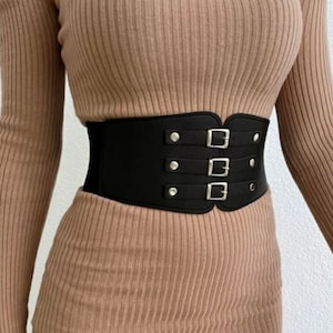 Corset Belt / Corset Top Belt Gift, Corset Belt , Wide Belt , Corset , Lace Up ,Engraved Vintage Gothic
