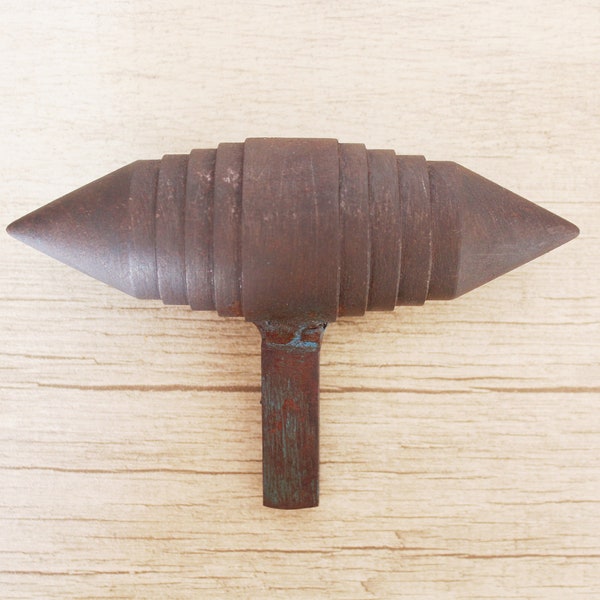 Old vintage jewelers blacksmith goldsmith tinsmith gunsmith hardware hardy double horn stepped cone iron anvil tool