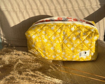 Trousse Cosmétique Femme - Jaune Tournesol