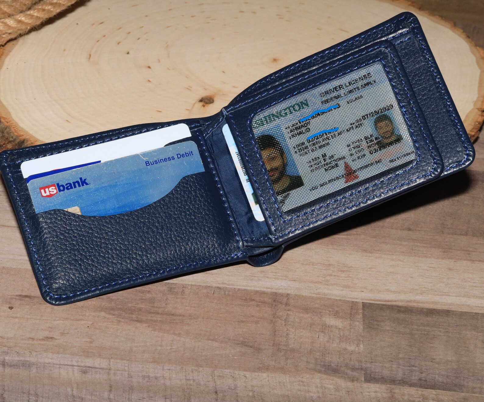 Deerhandmade Slim Bifold Leather Wallets, Unleash Your Style With