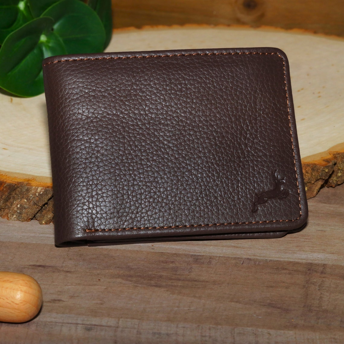 Deerhandmade Slim Bifold Leather Wallets, Unleash Your Style With Unique Handmade Leather