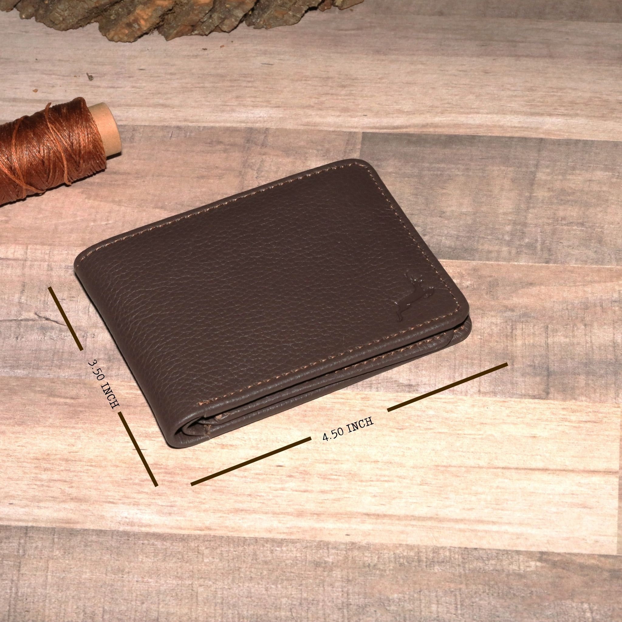 Deerhandmade Slim Bifold Leather Wallets, Unleash Your Style With