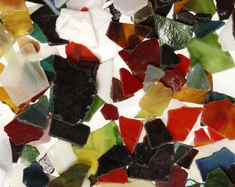 4 Kg (ca) Mosaik-Farbglasreste (OPAK), Buntglas, Bruchglas, kreatives Glas, Glas gestalten, Mosaik, Farbglasreste, Farbglasbruch