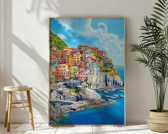 "Poster ""Cinque Terre"":"