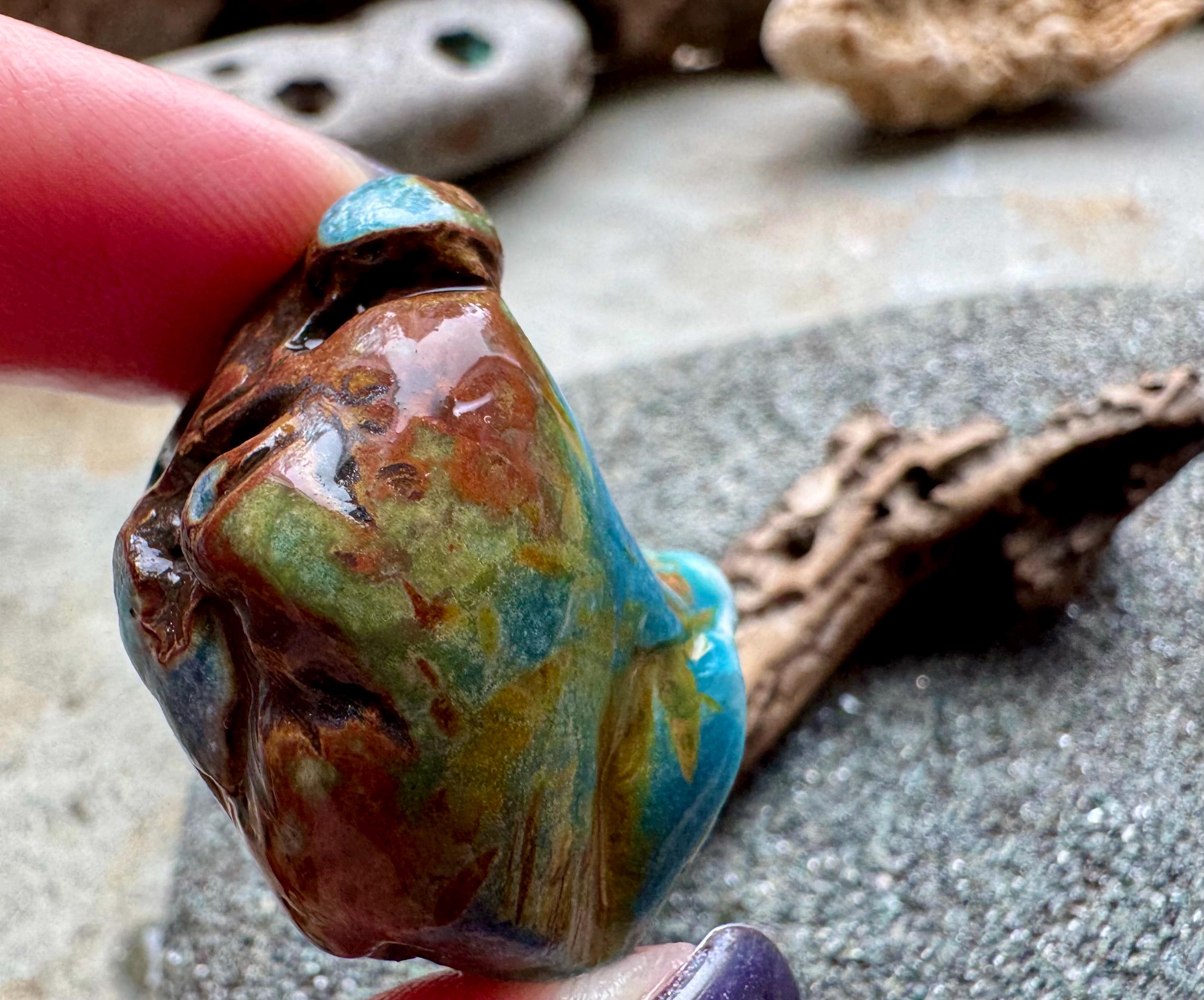 DENIZEN GLASS DENIZEN 置物 Denizen Art Glass Vase, Robert Wynne I Decorativevintage