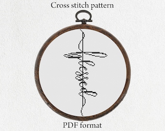Blessed Kreuzstich-Muster, religiöses Design (PDF)