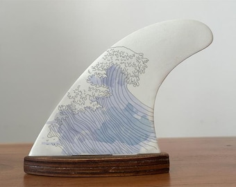Quilla de surf decorada - Ola