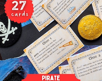Aanwijzingen voor piratenspeurtocht: indoor-buitenspel voor kinderen (afdrukbare kaarten)