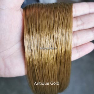 Saran Doll Hair for Custom Reroot (23" Long) Antique Gold