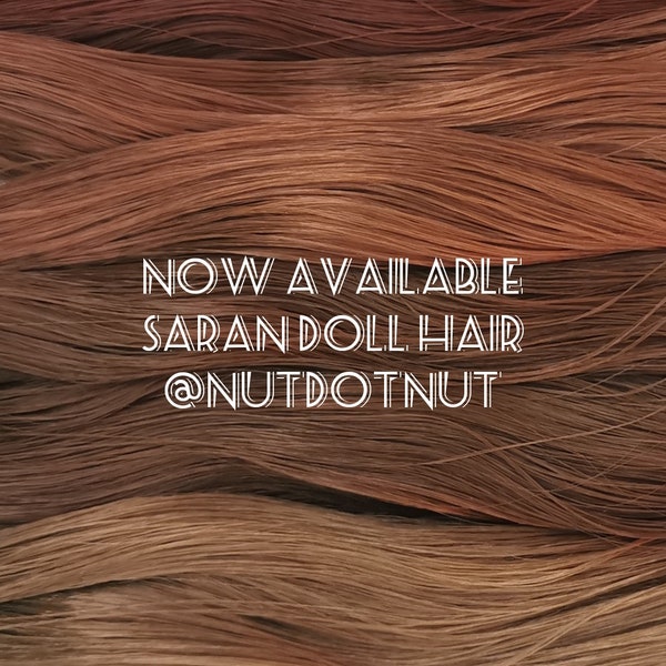 Saran Doll Hair for Custom Reroot (23" Long)