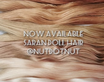 Saran Doll Hair for Custom Reroot (23" Long)