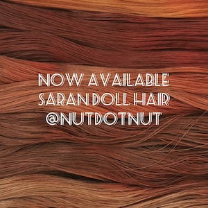 Saran Doll Hair for Custom Reroot (23&quot; Long)