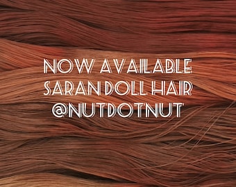 Saran Doll Hair for Custom Reroot (23" Long)
