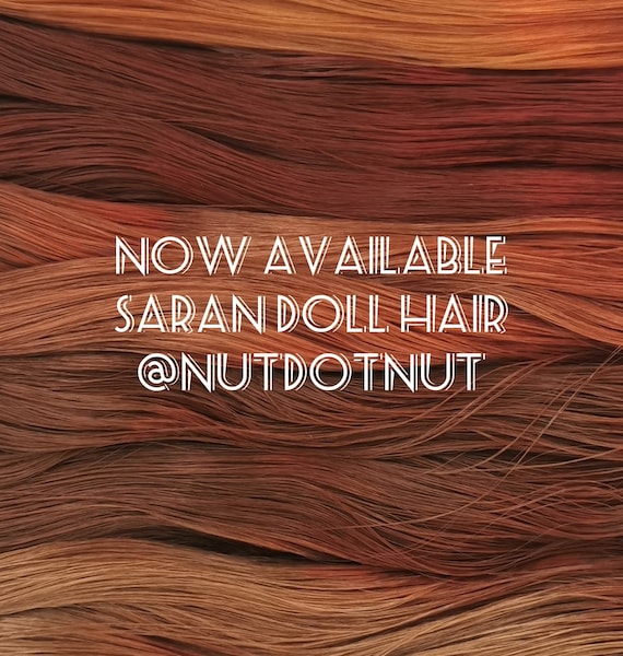 Saran Doll Hair for Custom Reroot (23" Long)