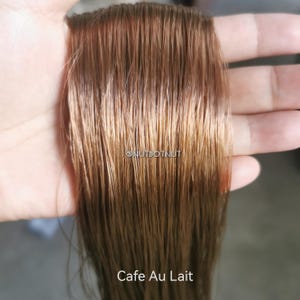 Saran Doll Hair for Custom Reroot (23" Long) Cafe Au Lait