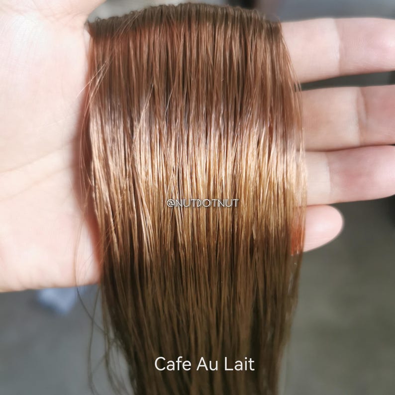 Saran Doll Hair for Custom Reroot (23" Long) Cafe Au Lait