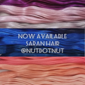 Saran Doll Hair for Custom Reroot (Bright Colours 2)