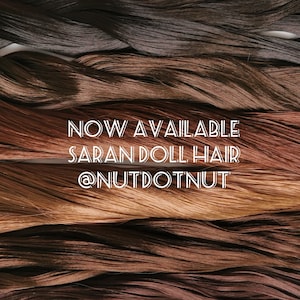 Saran Doll Hair for Custom Reroot (23&quot; Long)
