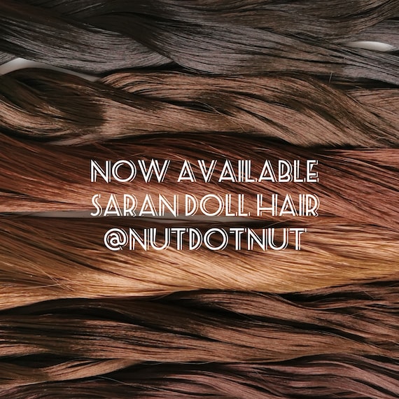 Saran Doll Hair for Custom Reroot (23" Long)