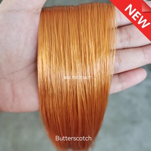 Saran Doll Hair for Custom Reroot (23" Long) Butterscotch