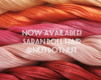 Saran Doll Haar für Custom Reroot (23 "Lang)