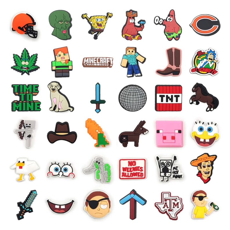 Custom Croc Charms Jibbitz Handmade Croc Pins Personalized Etsy