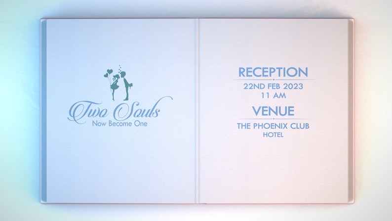 3D Wedding Video Invitation Template: Custom After Effects (Digital Download) image 4