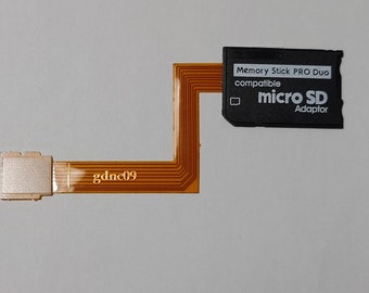 Adaptateur carte mémoire micro SD vers carte mémoire Psp GO micro m2 plié - micro sd / sdhc