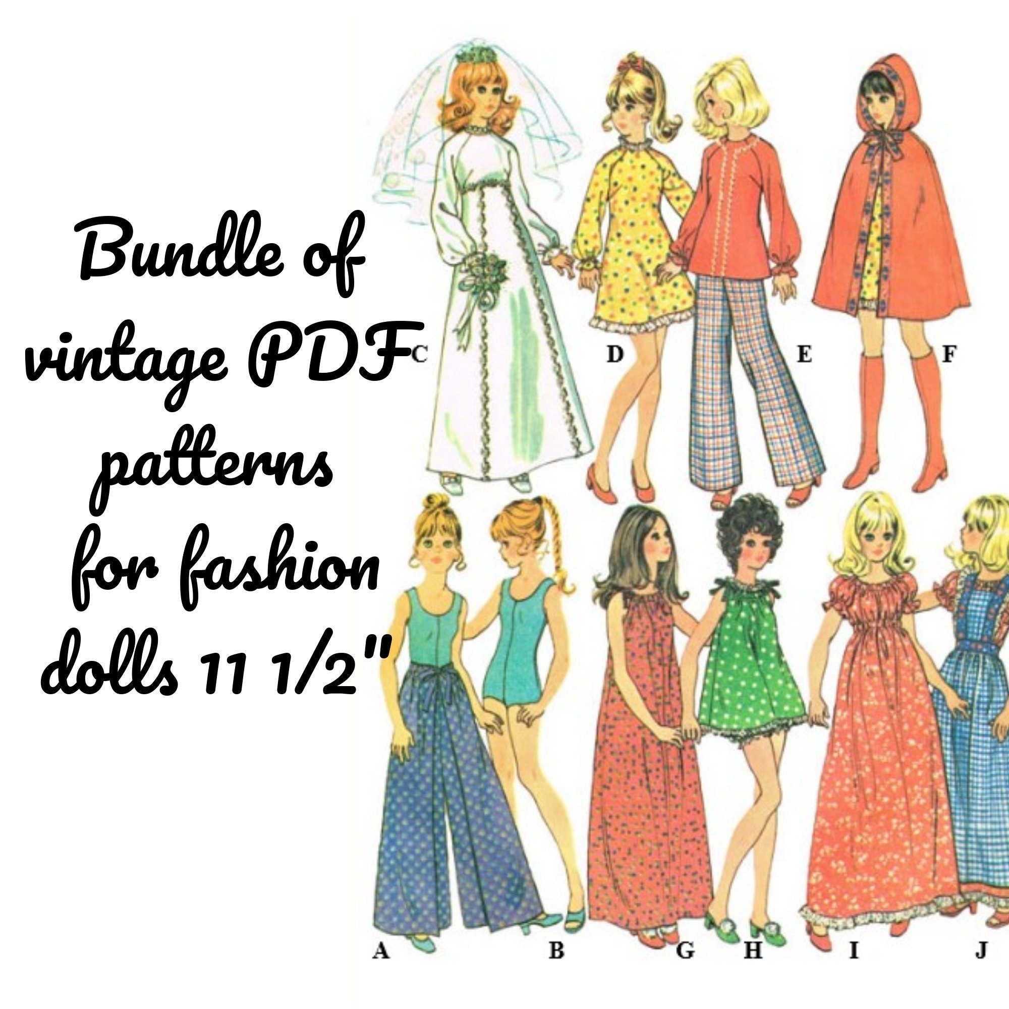 41+ Vintage Barbie Sewing Patterns For Sale CharrisBetsi