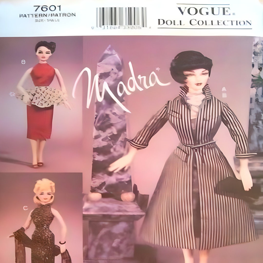 PDF Vintage Sewing Pattern for 15 1/2 Inch/39 Cm Dolls Such as Etsy