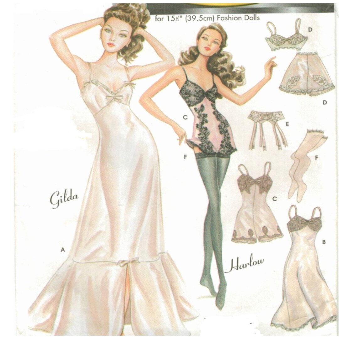 PDF Vintage Sewing Pattern for 15 1/2 Inch/39 Cm Dolls Tonner Etsy