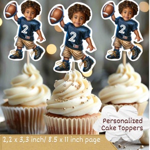 Fußball personalisierte Gesicht Cupcake Toppers, Fußball Cupcake Topper, Sport, benutzerdefinierte Gesicht Cupcake Topper, Kuchendeckel