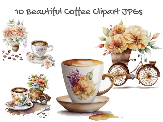 10 Beautiful Coffee Clipart, Coffee Machine Clipart, High Quality