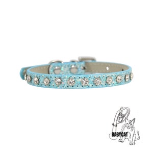 Baby blau Katzenhalsband, personalisierte Katze & kleine Hundehalsband Bowtie Leine Set, individuell gravierter Welpe Name, Luxus Katzenhalsband, Katzenhalsband Glocke