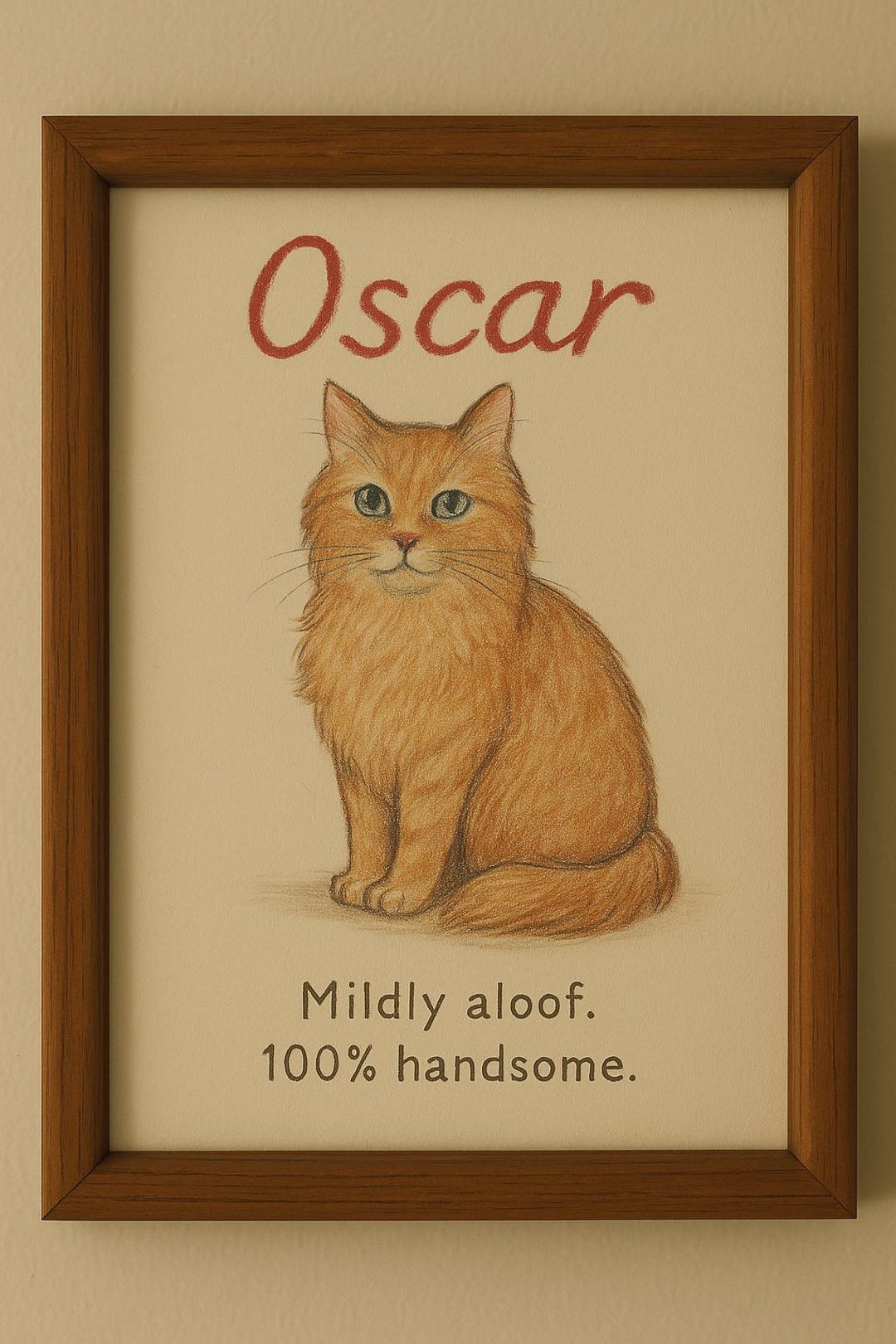 Custom Badly Drawn Pet Portrait, Funny Cat Art (digital Printable) - Etsy