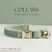 see more listings in the Velvet Cat Collars section