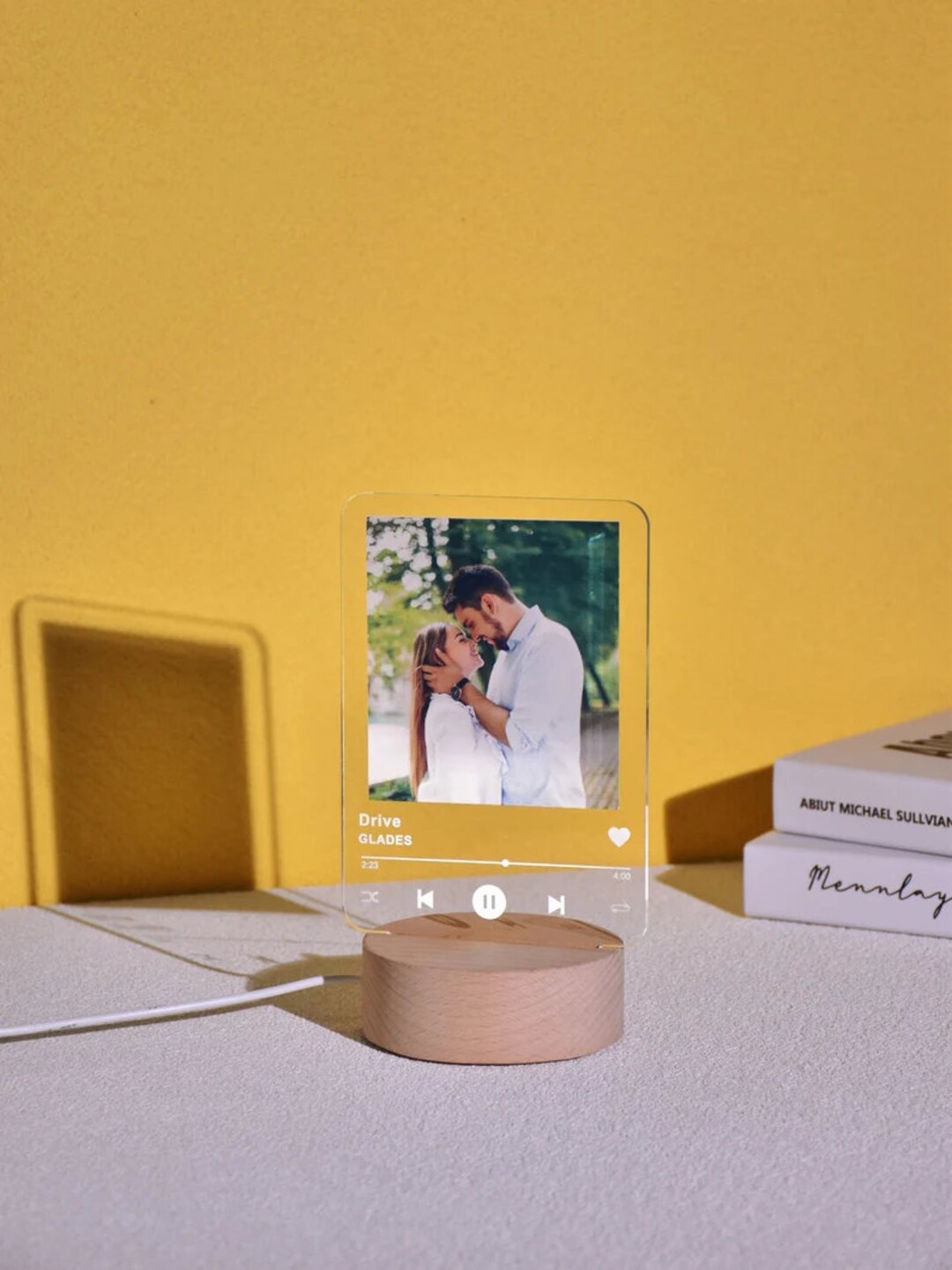 Custom Lamp Gift for Her Custom Music LED Lamp Gift Acrylic Etsy