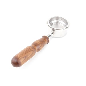 Mango de portafiltro de madera: opciones de madera de olivo, nogal y fresno de primera calidad para preparar espresso de manera elegante y funcional