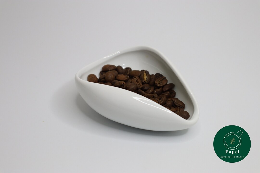 Coffee Dosing Trays Coffee Bean Boat From Ceramic Etsy