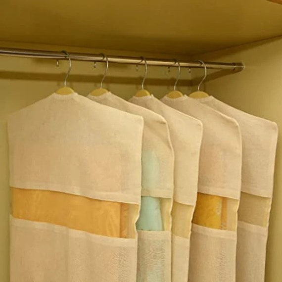 Vintage Muslin Garment Bag, 100% Organic Cotton B… - image 6