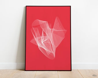 Line Art, Minimalist Art Print, Instant Download, ISO 216 - A1/A2/A3/A4