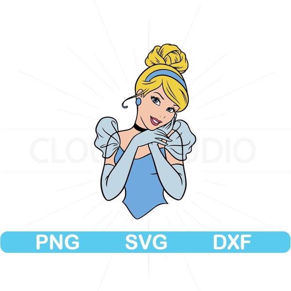 Cinderella Princess Svg, Disney Princess Svg, Cinderella Svg, Prearing a  Shirt, Cinderella Birthday, Svg, Png