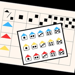 Montessori colors matching game color game educational game learning to count numbers 1 to