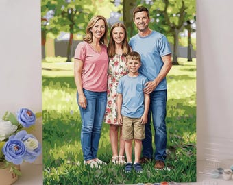 Personalized Paint by Numbers Kit: Custom Photo to Canvas Art