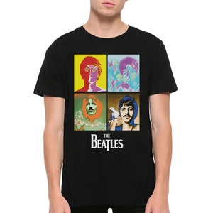 The Beatles Pop Art T-Shirt, Men's and Women's Sizes (bf-215)