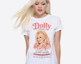 Dolly Parton Art T-Shirt, Men's and Women's Sizes (MSC-476821)