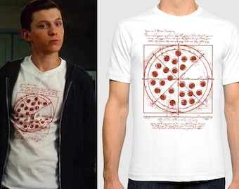 Peter Parker Pizza Da Vinci Funny T-Shirt, Spider-Man Shirt, Men's and Women's Sizes