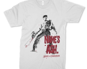 Camiseta de Ash Williams "El Ejército de las Tinieblas", de "Evil Dead", tallas para hombre y mujer (bf-225)