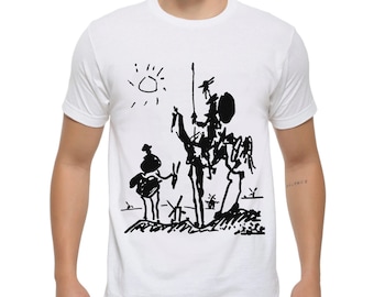 Don Quijote von Pablo Picasso T-Shirt, Männer- und Frauengrößen (bf-117)